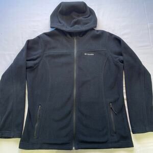 Columbia Womens Full Zip Hooded Fleece Sweater Jacket Size Large